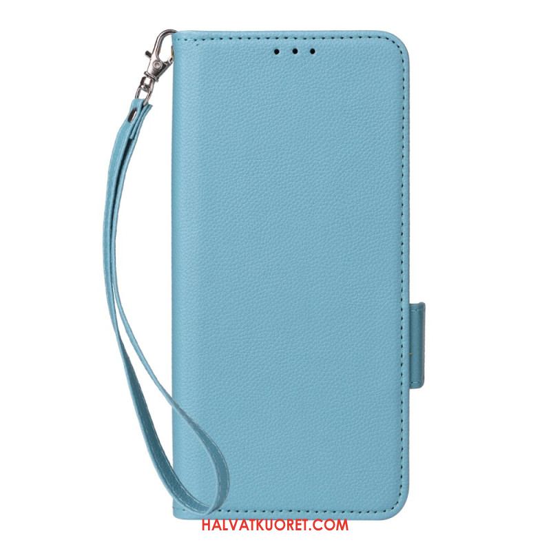 Kotelot Xiaomi 15t Pro Puhelinkuoret Tekonahkaa Nauhalla