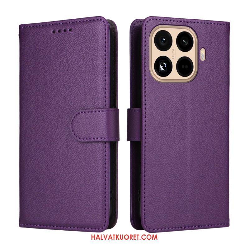 Kotelot Xiaomi 15t Pro Rfid-nahkajäljitelmälompakko