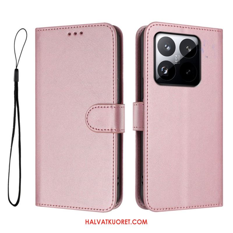 Kotelot Xiaomi 15t Yksivärinen Rfid-suoja