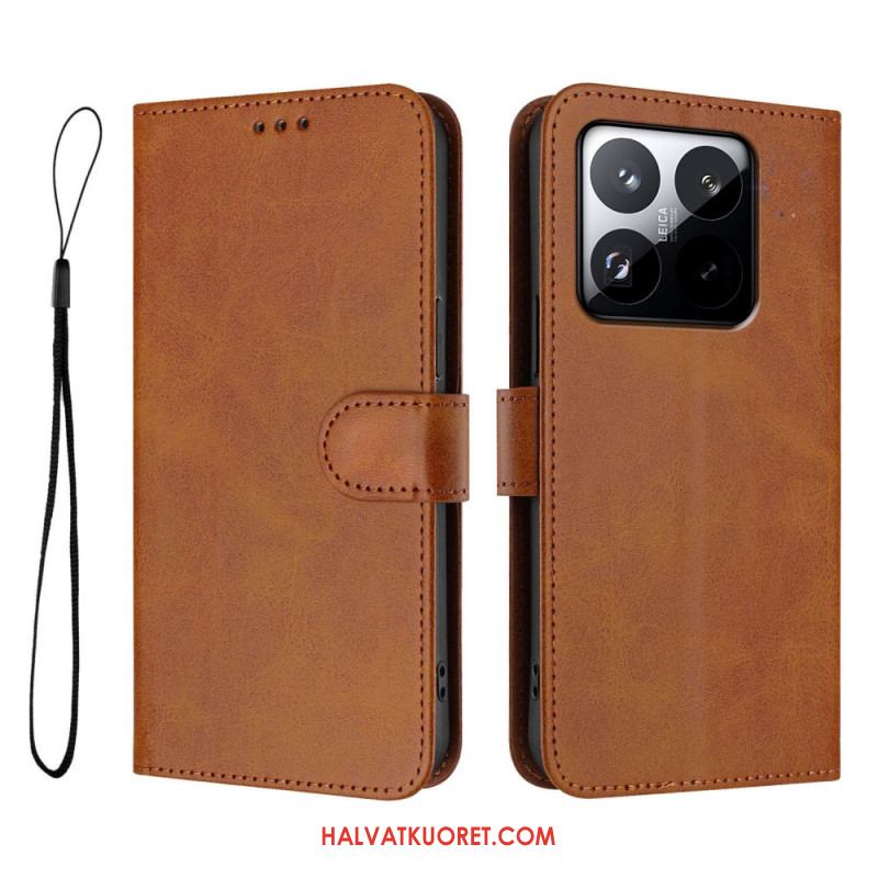 Kotelot Xiaomi 15t Yksivärinen Rfid-suoja