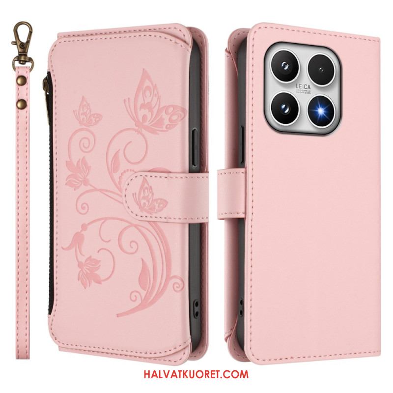 Kotelot Xiaomi 17 Kukallinen Lompakko Suojakuori