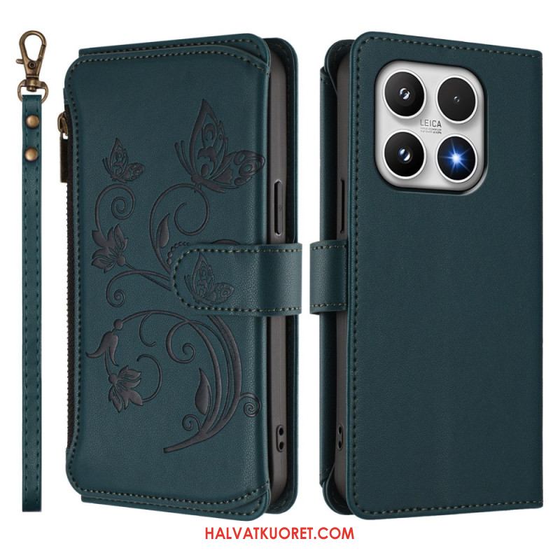 Kotelot Xiaomi 17 Kukallinen Lompakko Suojakuori