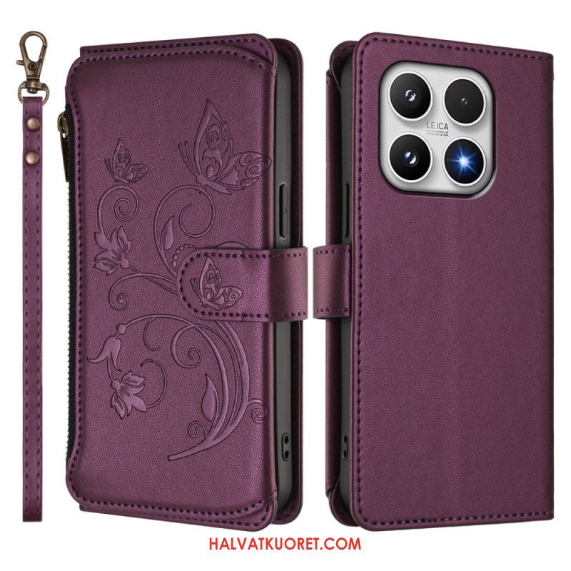 Kotelot Xiaomi 17 Kukallinen Lompakko Suojakuori