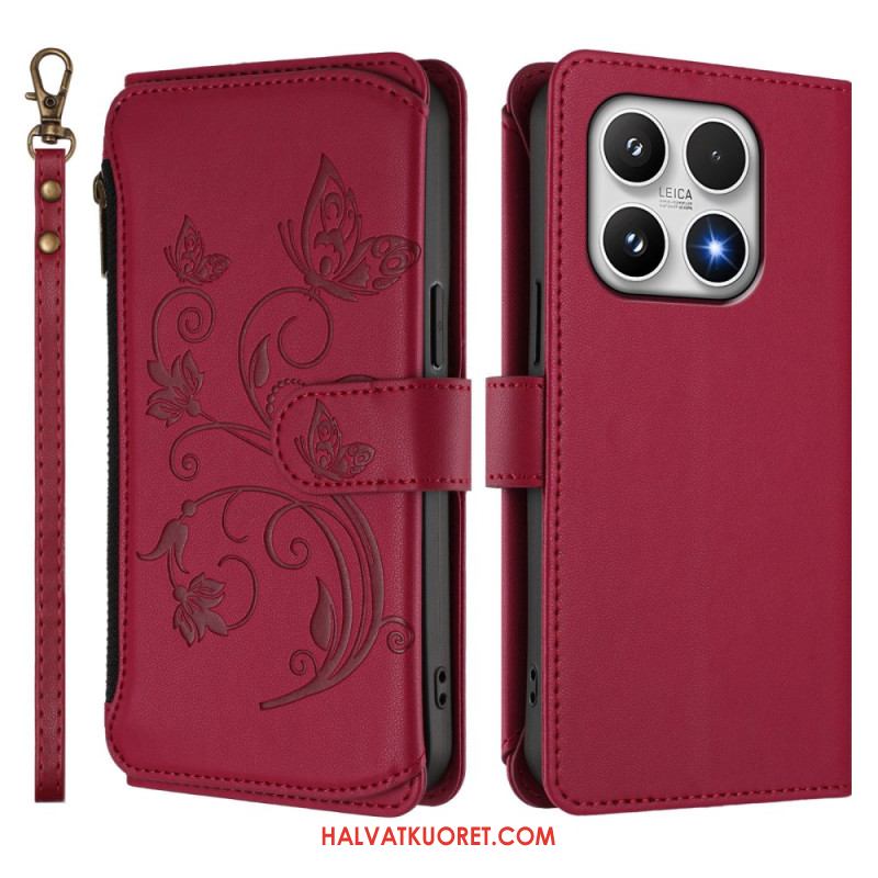 Kotelot Xiaomi 17 Kukallinen Lompakko Suojakuori