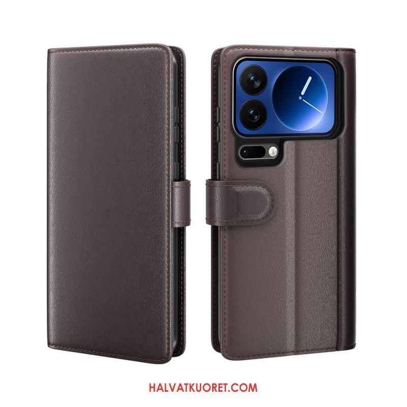 Kotelot Xiaomi 17 Pro Max Aitoa Nahkaa Suojakuori