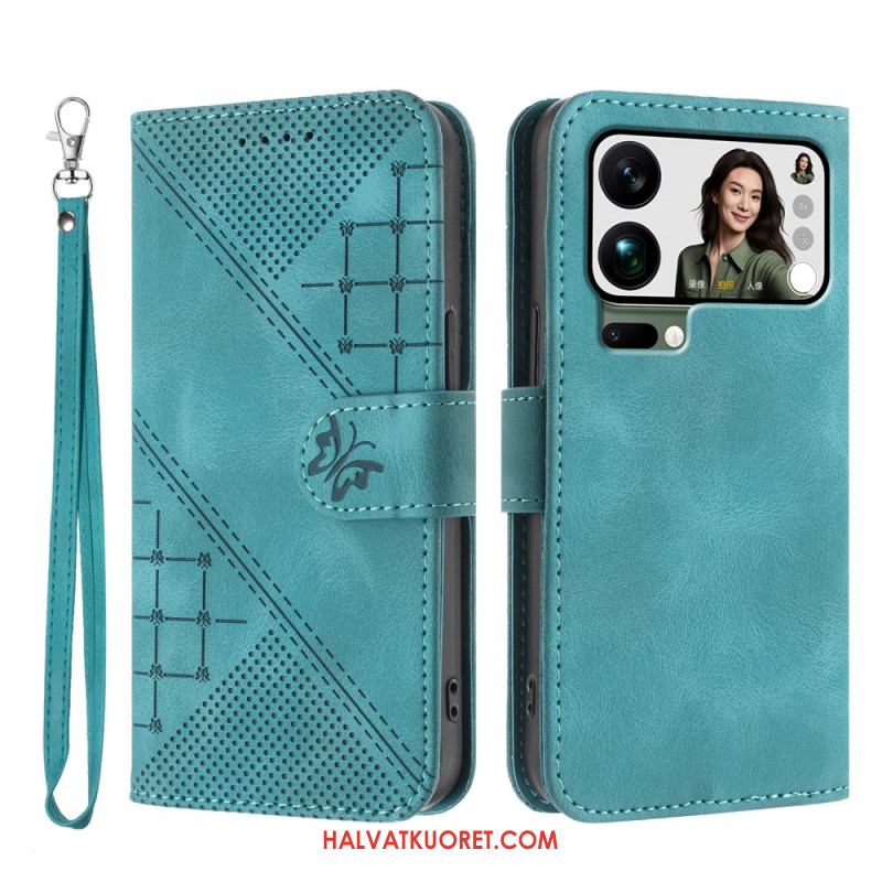 Kotelot Xiaomi 17 Pro Max Perhos- Ja Geometrinen Kuvio