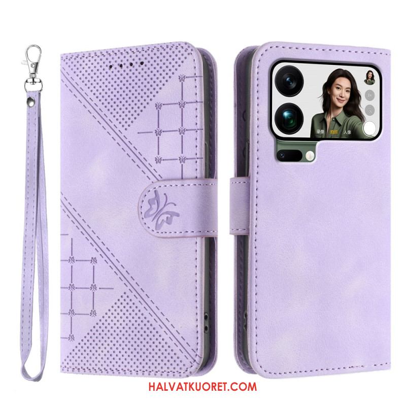 Kotelot Xiaomi 17 Pro Max Perhos- Ja Geometrinen Kuvio