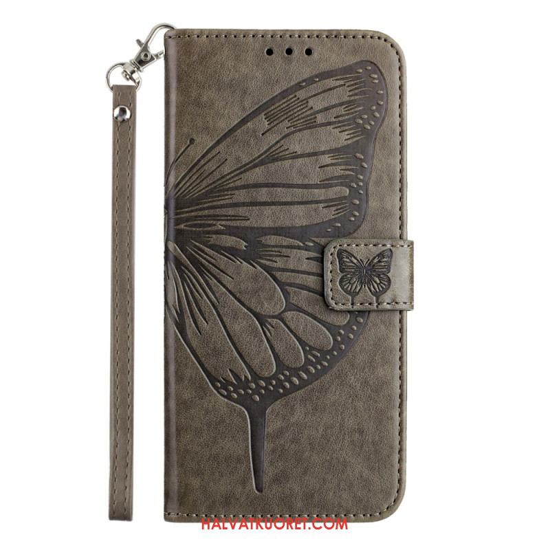 Kotelot Xiaomi 17 Pro Max Perhoskuvio Ja Kaulanauha