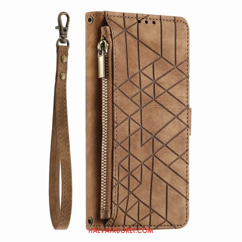 Kotelot Xiaomi 17 Pro Max Puhelinkuoret Geometrinen Kuviollinen Lompakko