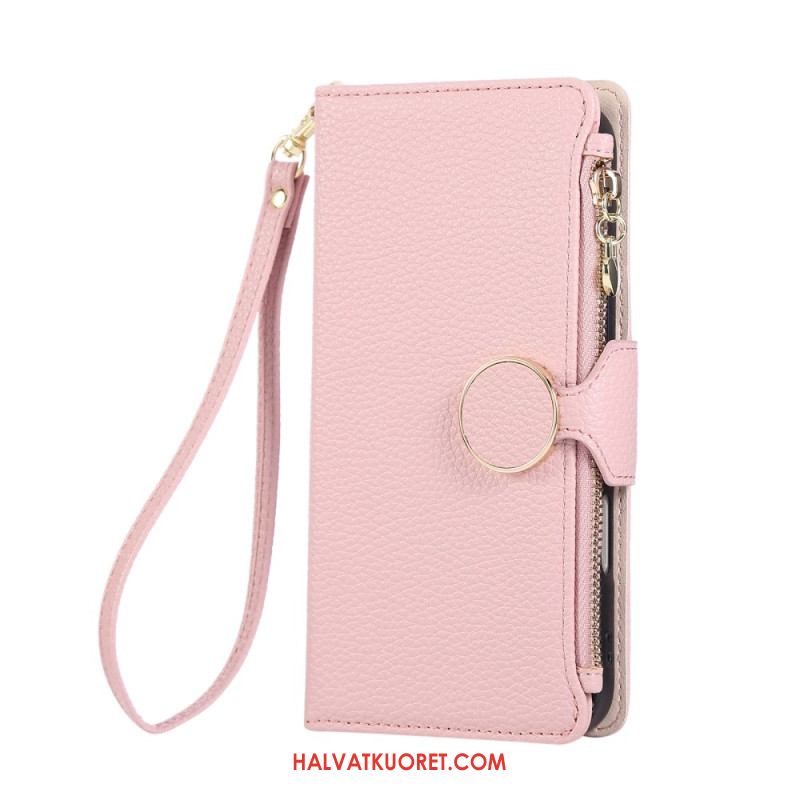 Kotelot Xiaomi 17 Pro Max Vintage Vetoketjullinen Lompakko