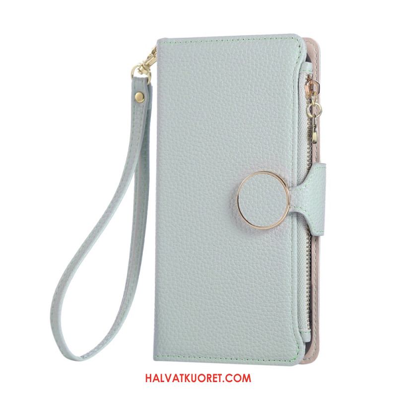 Kotelot Xiaomi 17 Pro Max Vintage Vetoketjullinen Lompakko