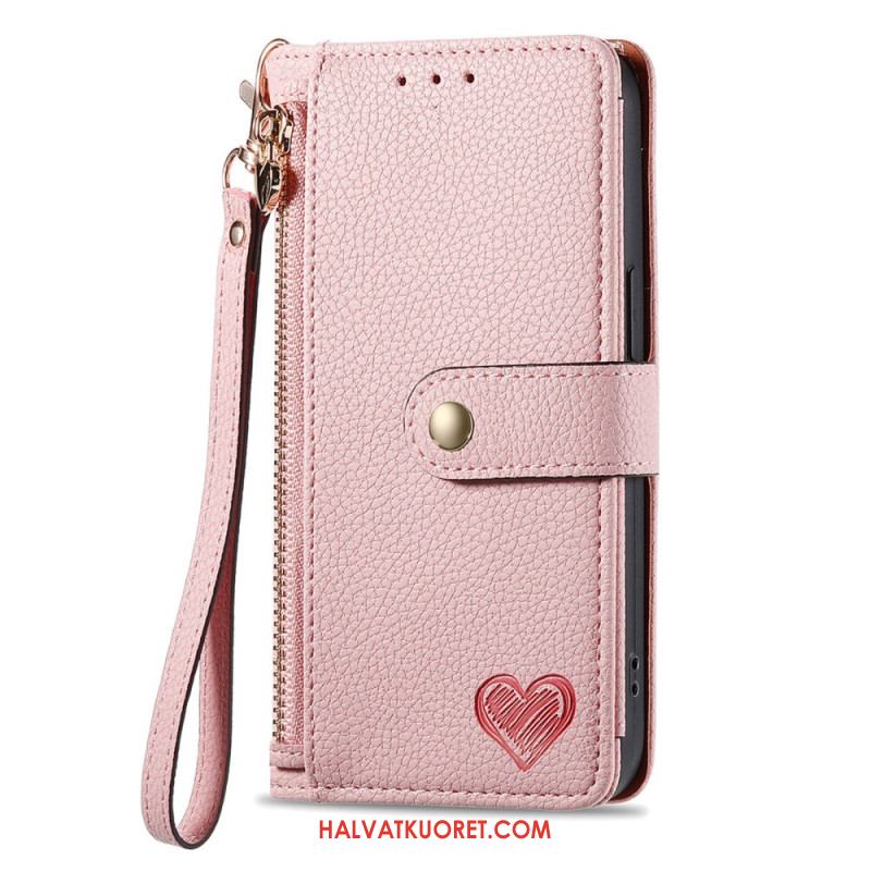 Kotelot Xiaomi 17 Pro Puhelinkuoret Rfid-suojattu Sydänkuvio