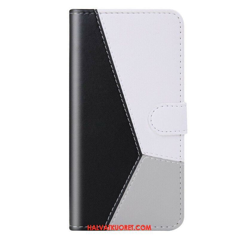 Kotelot Xiaomi Redmi Note 10 / 10S Tricolor Leather Effect