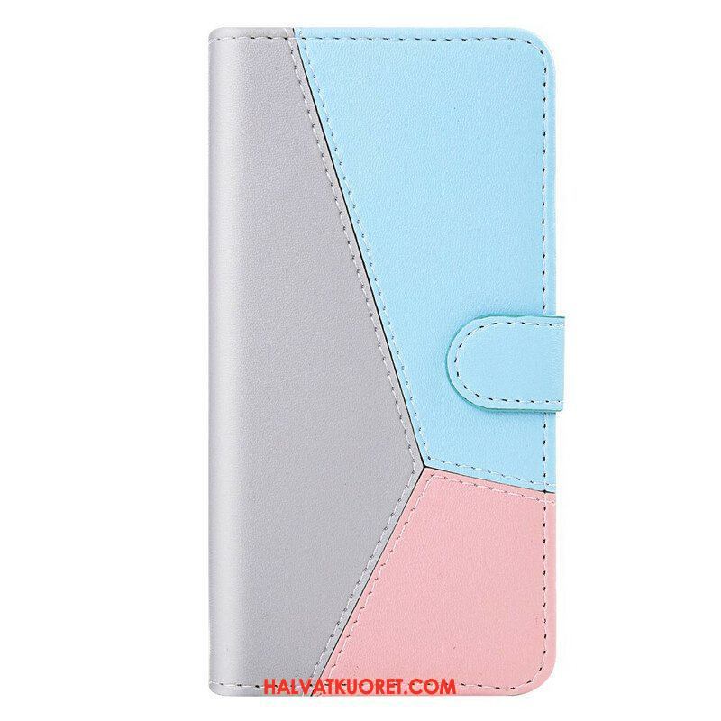 Kotelot Xiaomi Redmi Note 10 / 10S Tricolor Leather Effect