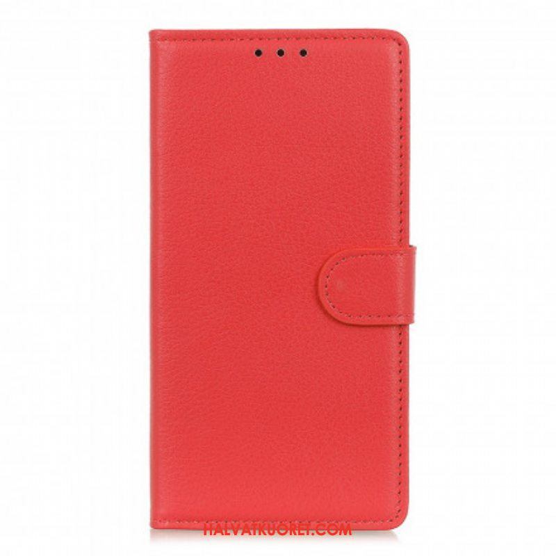 Kotelot Xiaomi Redmi Note 10 5G Perinteinen Litchi Faux Leather