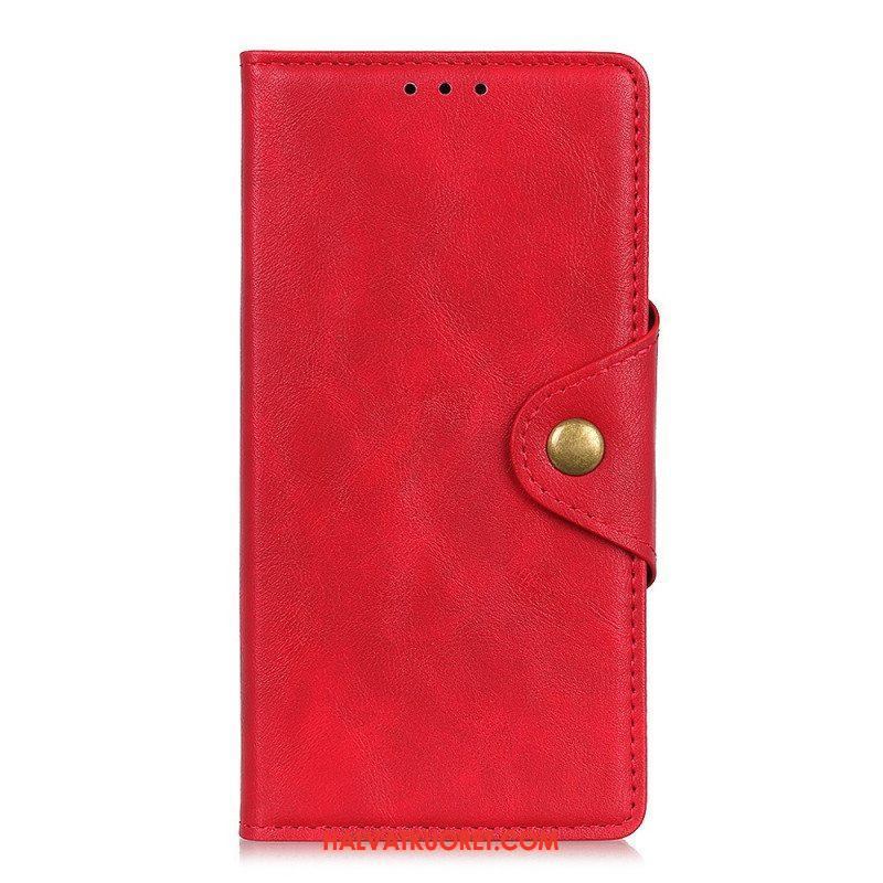 Kotelot Xiaomi Redmi Note 11 / 11S Keinonahkainen Nappi