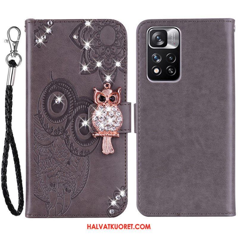 Kotelot Xiaomi Redmi Note 11 Pro Plus 5G Pöllö Mandala Ja Charm