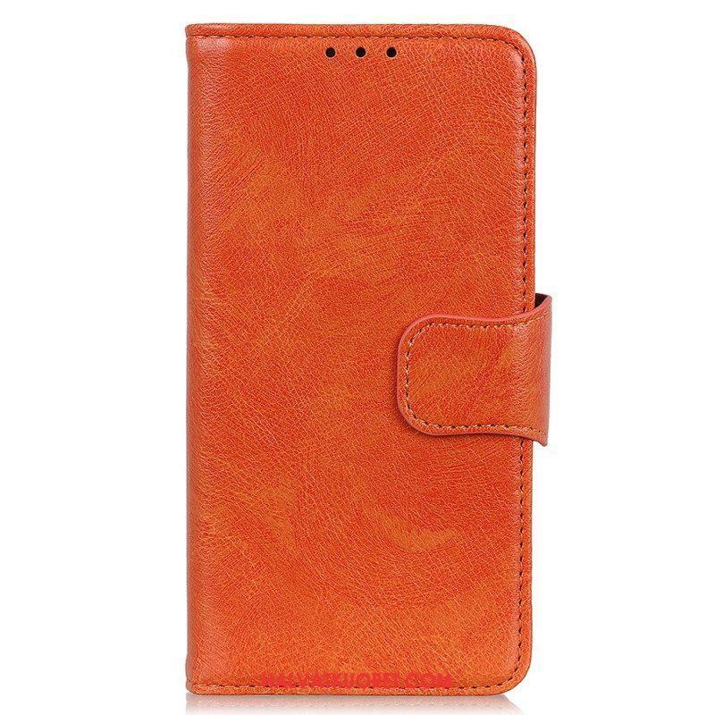 Kotelot Xiaomi Redmi Note 12 4G Halkaistu Nappan Nahka
