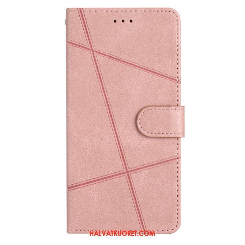 Kotelot Xiaomi Redmi Note 12 4G Suojaketju Kuori Strappy Geometric