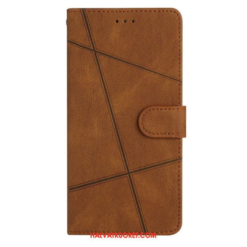 Kotelot Xiaomi Redmi Note 12 4G Suojaketju Kuori Strappy Geometric