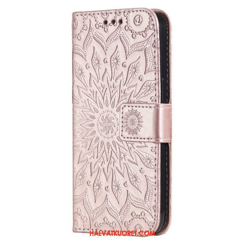 Kotelot Xiaomi Redmi Note 12 5G Aurinko Kaulanauhan Kanssa