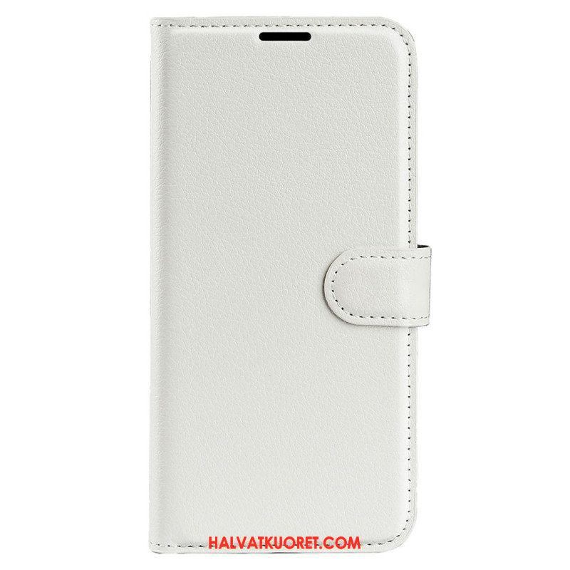 Kotelot Xiaomi Redmi Note 12 5G Klassinen Litsi-nahkaefekti