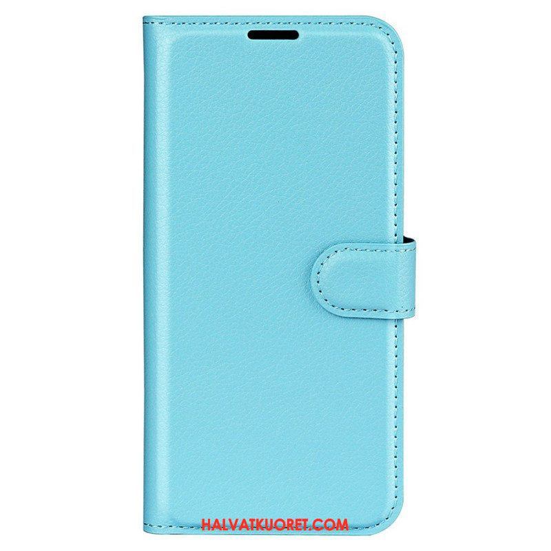 Kotelot Xiaomi Redmi Note 12 5G Klassinen Litsi-nahkaefekti