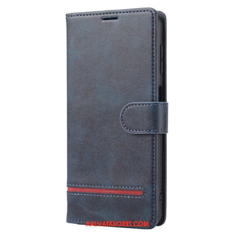 Kotelot Xiaomi Redmi Note 12 5G Line Leather Effect