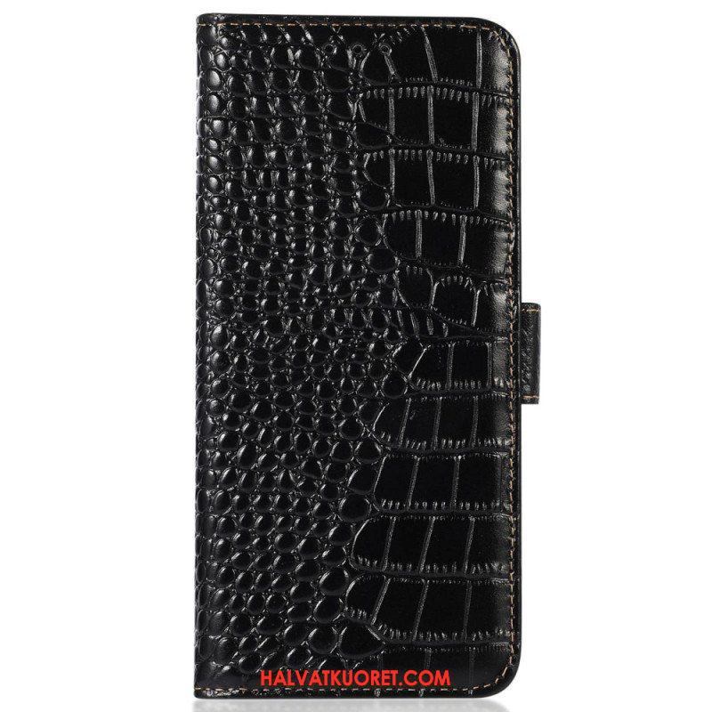 Kotelot Xiaomi Redmi Note 12 Pro Plus Crocodile Style Rfid