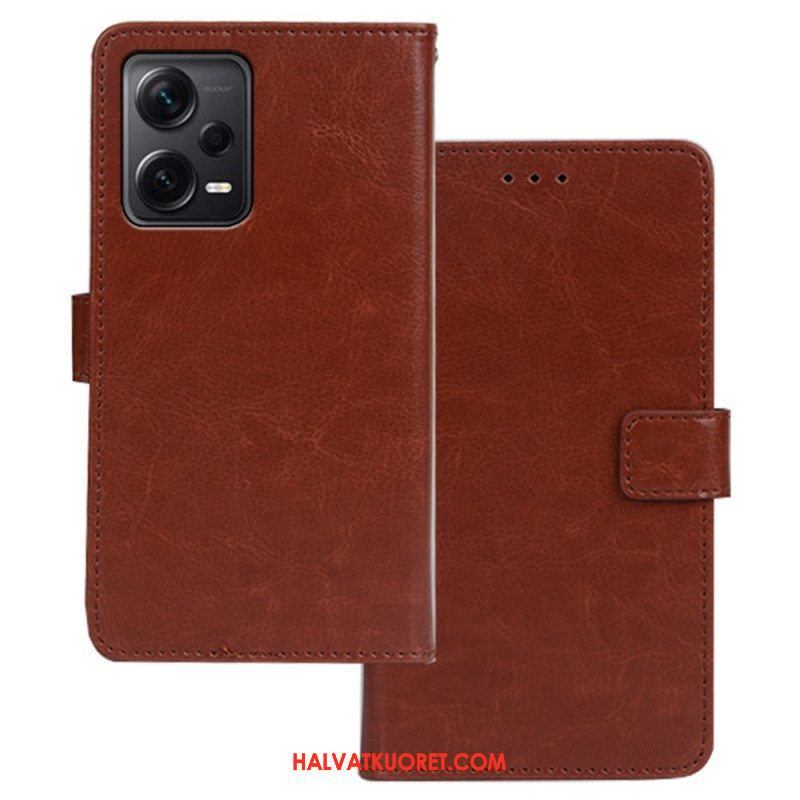 Kotelot Xiaomi Redmi Note 12 Pro Plus Nahkajäljitelmä Idewei