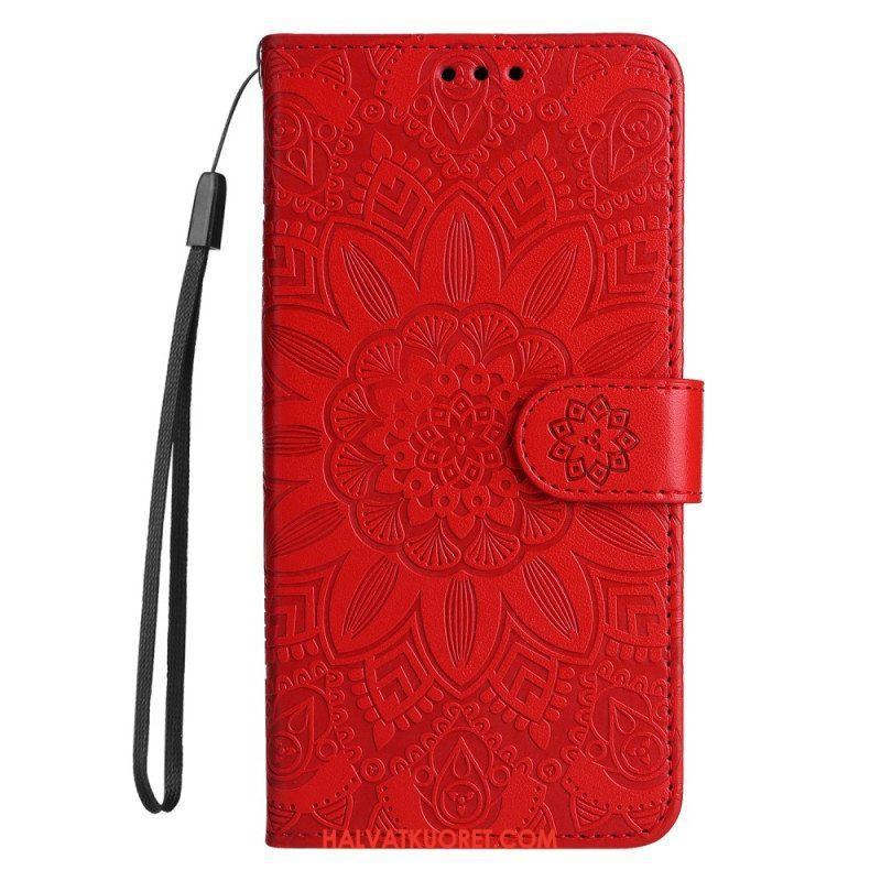 Kotelot Xiaomi Redmi Note 12 Pro Plus Suojaketju Kuori Mandala-koriste Hihnalla