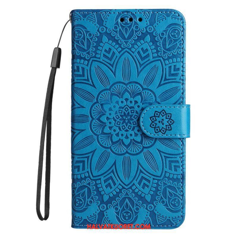 Kotelot Xiaomi Redmi Note 12 Pro Plus Suojaketju Kuori Mandala-koriste Hihnalla