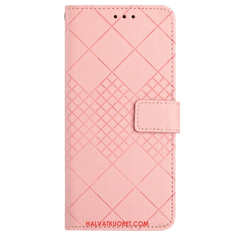 Kotelot Xiaomi Redmi Note 13 4g Hihnallinen Timanttikuvio Suojakuori