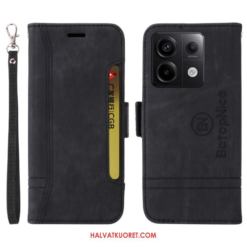 Kotelot Xiaomi Redmi Note 13 Pro 5g Nahkatyyli Betopnice