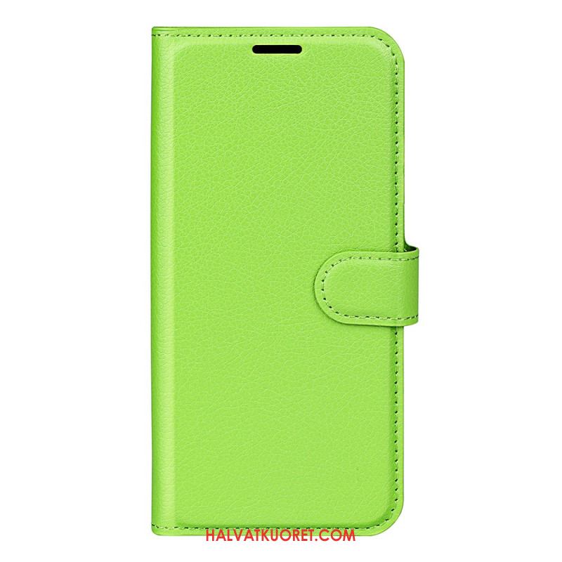 Kotelot Xiaomi Redmi Note 14 5g Klassinen Litsi-tekonahka