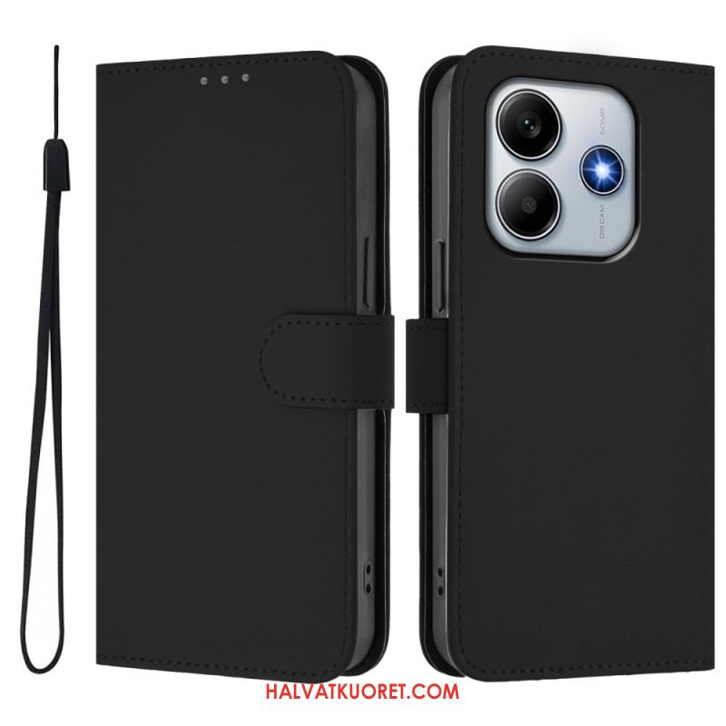 Kotelot Xiaomi Redmi Note 14 5g Nahkaefektiranneke