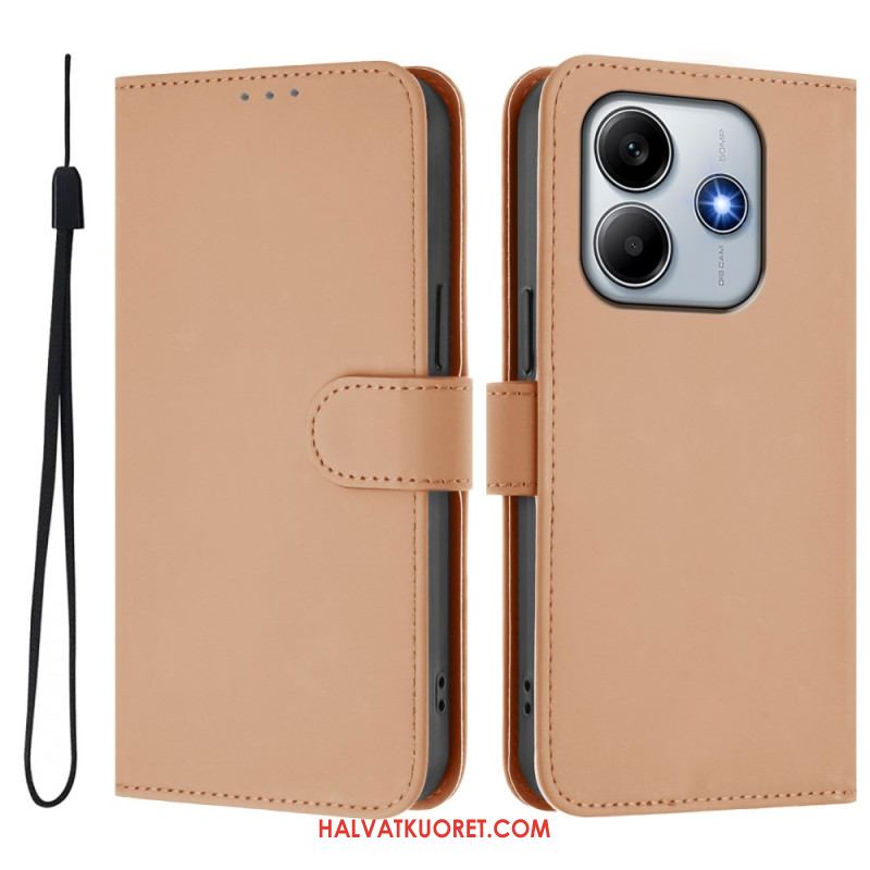 Kotelot Xiaomi Redmi Note 14 5g Nahkaefektiranneke