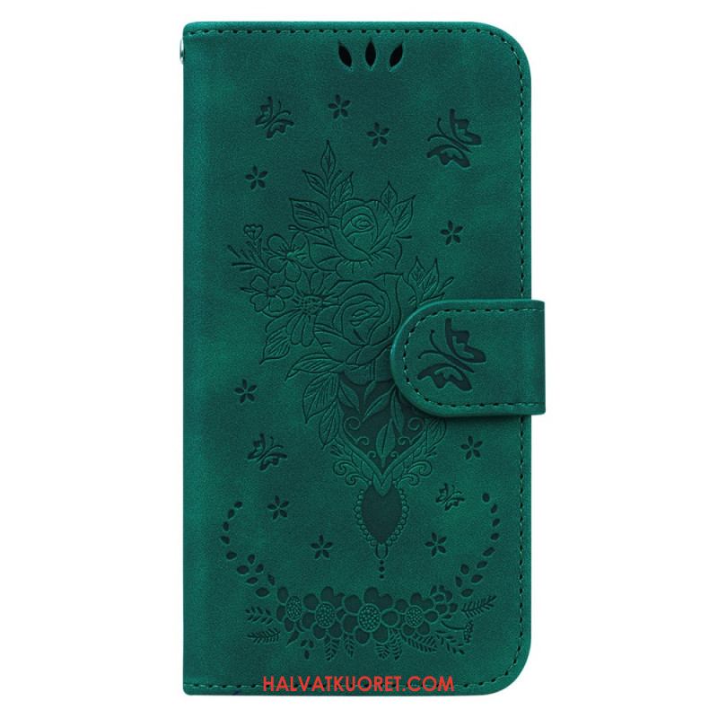 Kotelot Xiaomi Redmi Note 14 5g Perhos- Ja Kukkakuvio