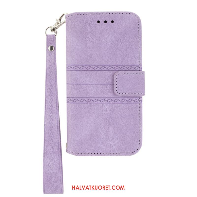 Kotelot Xiaomi Redmi Note 14 5g Puhelinkuoret Friisikuvio Ja Hihna