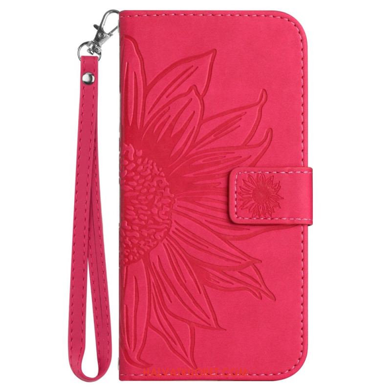 Kotelot Xiaomi Redmi Note 14 Pro 4g Auringonkukkakuvioinen Hihna Suojakuori