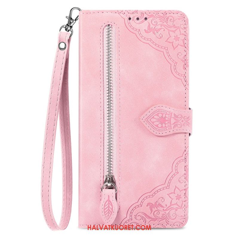 Kotelot Xiaomi Redmi Note 14 Pro 4g Puhelinkuoret Mokkanahkainen Pitsikuvio