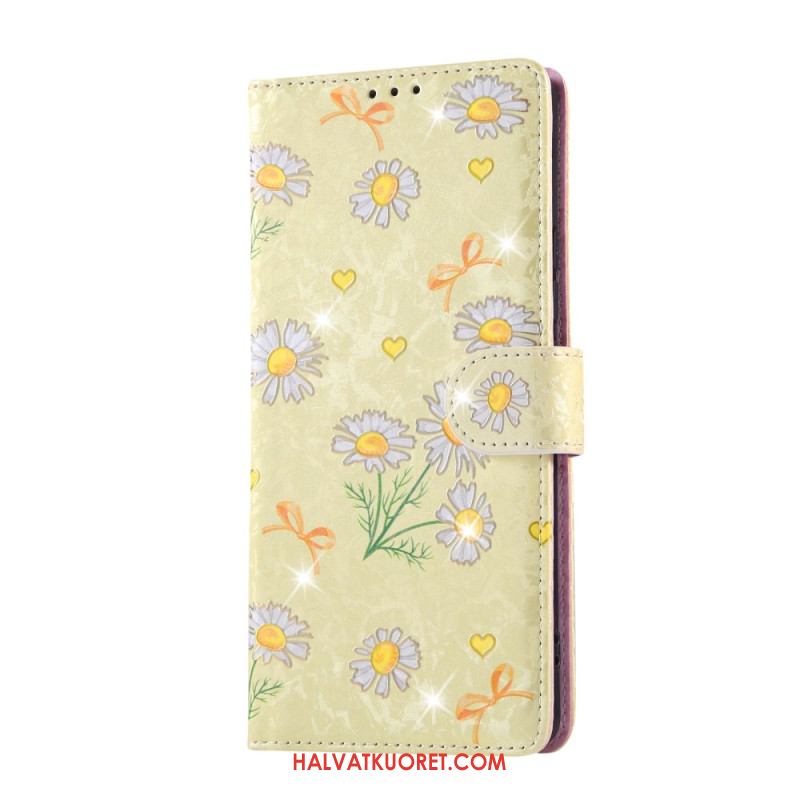 Kotelot Xiaomi Redmi Note 14 Pro 4g Rfid-suojattu Kukkakuvio