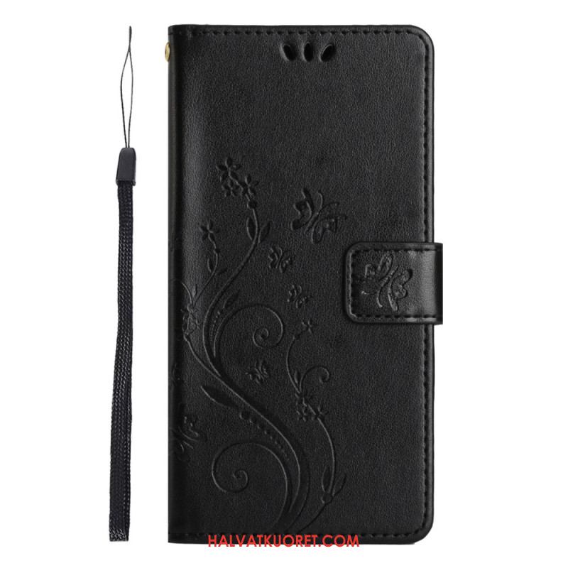 Kotelot Xiaomi Redmi Note 14 Pro 5g Perhos- Ja Kukkakuvio