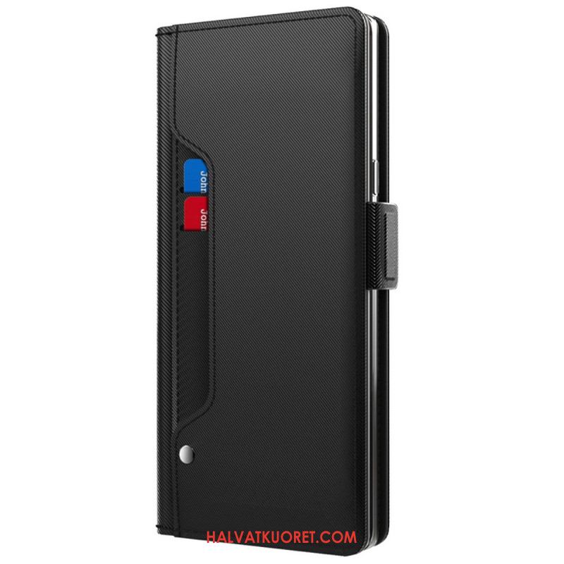 Kotelot Xiaomi Redmi Note 14 Pro Plus 5g Puhelinkuoret Irrotettava Korttikotelo Ja Peili