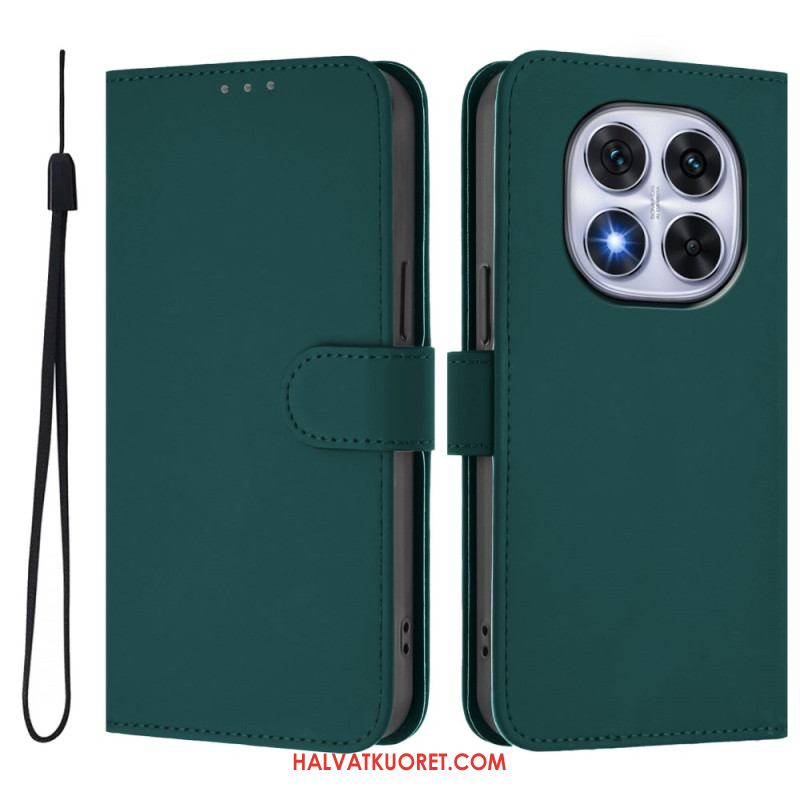 Kotelot Xiaomi Redmi Note 14 Pro Plus 5g Yksinkertaista Nahkaa Suojakuori