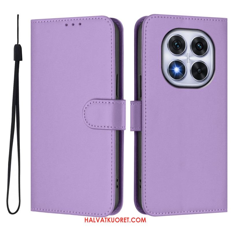 Kotelot Xiaomi Redmi Note 14 Pro Plus 5g Yksinkertaista Nahkaa Suojakuori