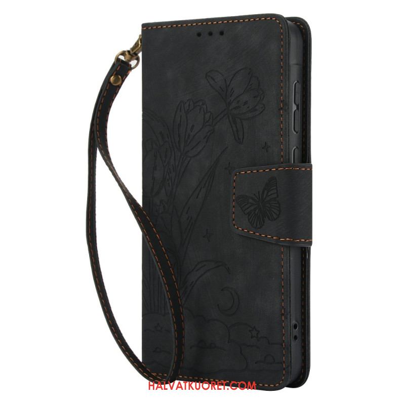 Kotelot Xiaomi Redmi Note 15 5g Kukkia Ja Perhosia Suojakuori