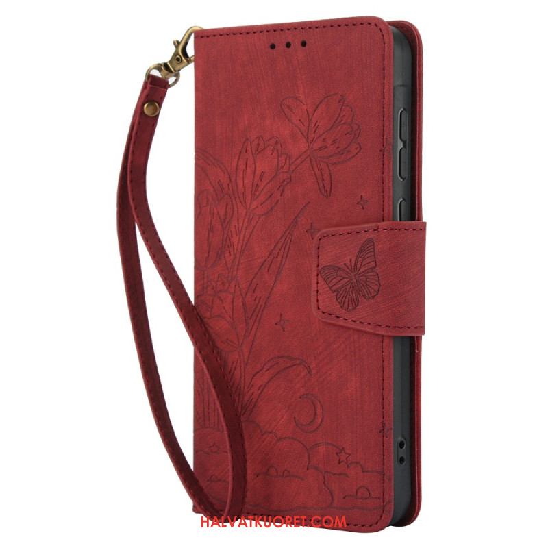 Kotelot Xiaomi Redmi Note 15 5g Kukkia Ja Perhosia Suojakuori