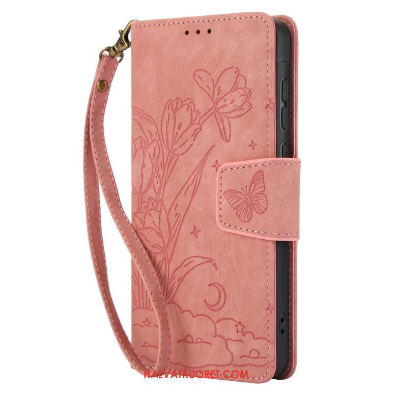 Kotelot Xiaomi Redmi Note 15 5g Kukkia Ja Perhosia Suojakuori