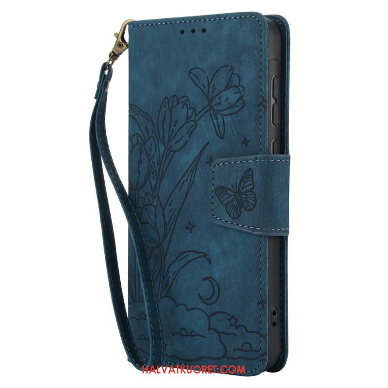 Kotelot Xiaomi Redmi Note 15 5g Kukkia Ja Perhosia Suojakuori